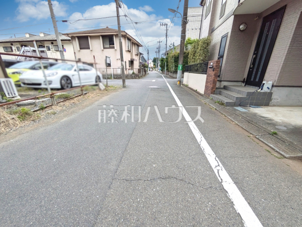 接道状況および現場風景　【練馬区上石神井４丁目】