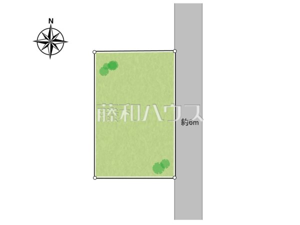 全体区画図　【八王子市絹ケ丘１丁目】