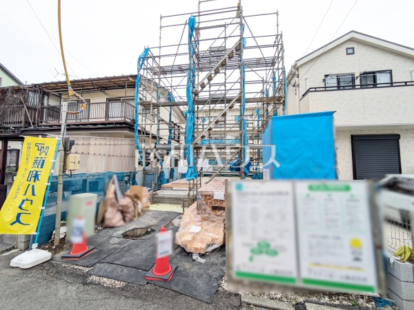≪現地外観≫ 建物のプレゼンをさせていただきますので、実際の完成イメージを思い描いていただくことができます。お気軽にお問合せ下さい。 　【府中市押立町４丁目】