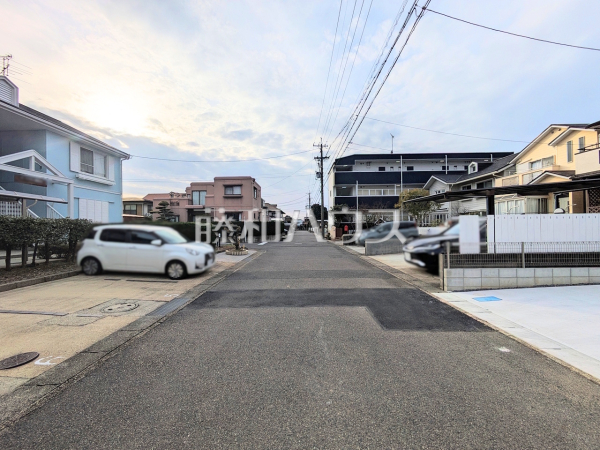 接道状況および現場風景　【春日井市高山町３丁目】