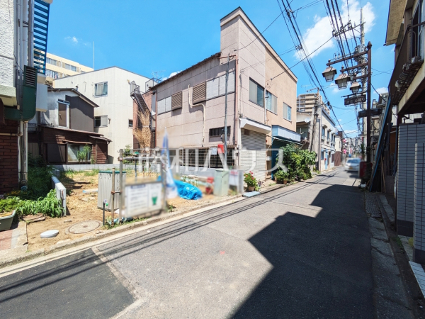 接道状況および現場風景　【清瀬市松山１丁目】