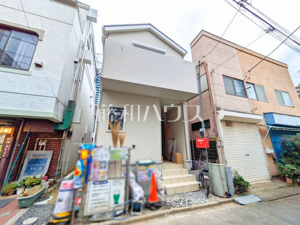 外観　【清瀬市松山１丁目】 ここに住む方を想像して、着々と建築しております！ 