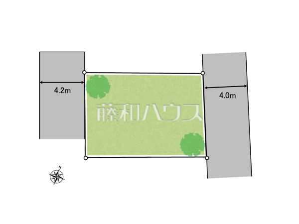 区画図　【三鷹市北野１丁目】