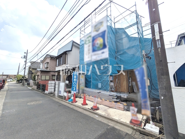 接道状況および現場風景　【三鷹市北野１丁目】