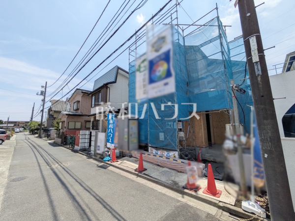 接道状況および現場風景　【三鷹市北野１丁目】