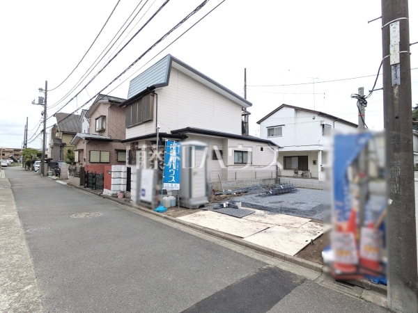 接道状況および現場風景　【三鷹市北野１丁目】