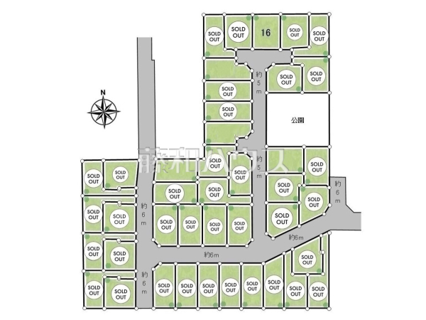 全体区画図　【小平市花小金井３丁目】