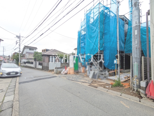 接道状況および現場風景　【日野市平山６丁目】