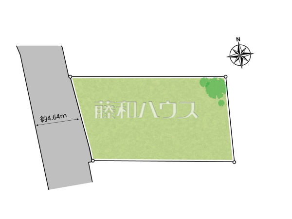 全体区画図　【日野市平山６丁目】
