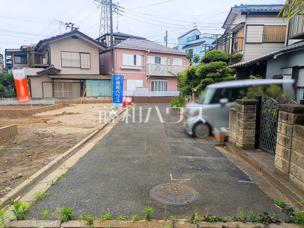 接道状況および現場風景　【志木市上宗岡１丁目】