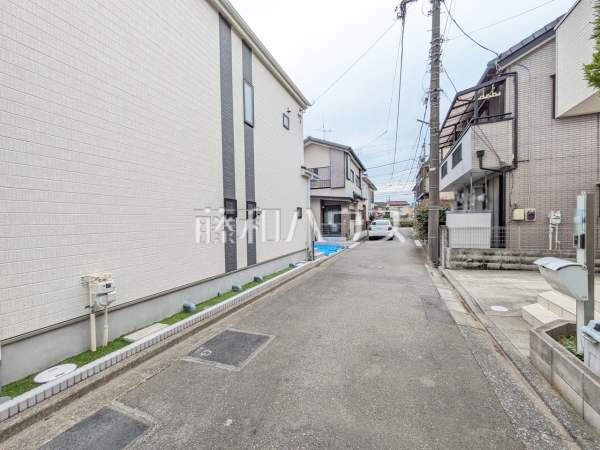 接道状況および現場風景　【小平市大沼町４丁目】