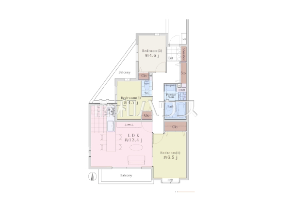 間取図　【東村山北パーク・ホームズ】