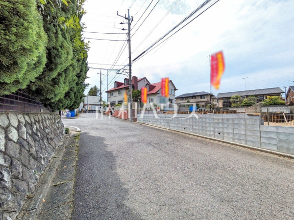 接道状況および現場風景　【八王子市めじろ台３丁目】