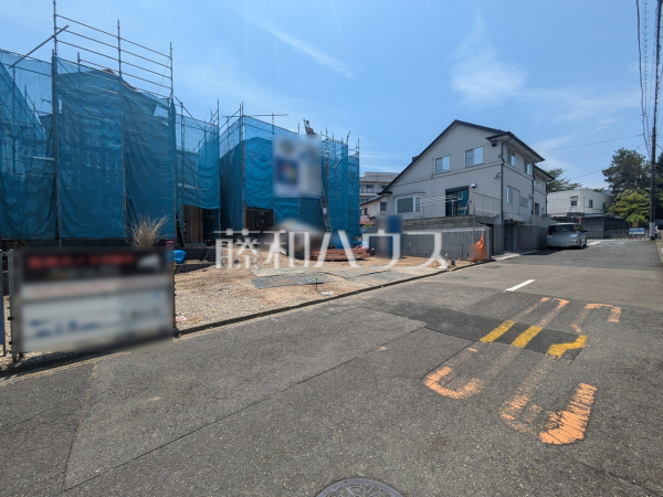 接道状況および現場風景　【八王子市めじろ台３丁目】