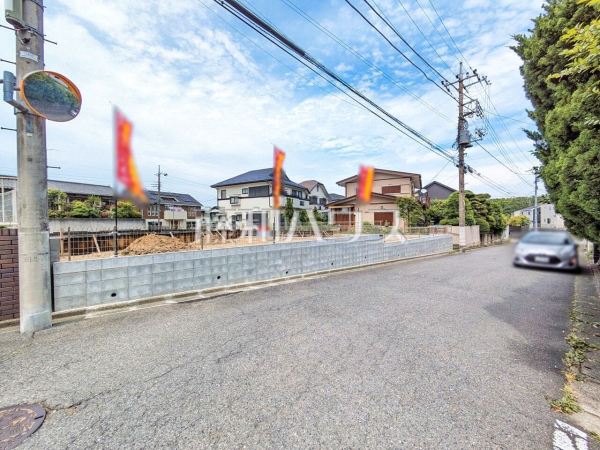 接道状況および現場風景　【八王子市めじろ台３丁目】