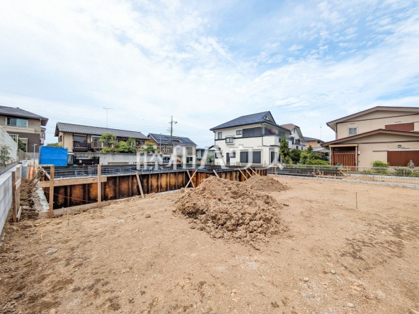 1号棟　外観　【八王子市めじろ台３丁目】 ここに住む方を想像して、着々と建築しております！ 