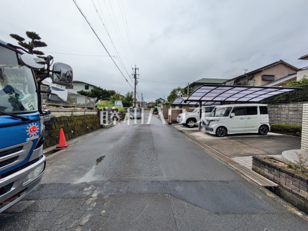 接道状況および現場風景　【春日井市中央台６丁目】