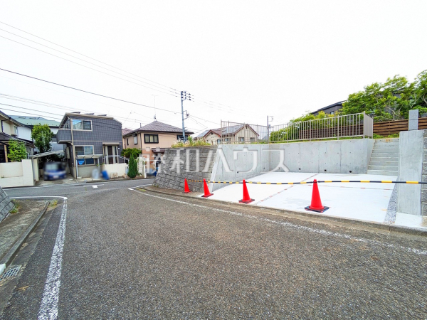 接道状況および現場風景　【八王子市片倉町】