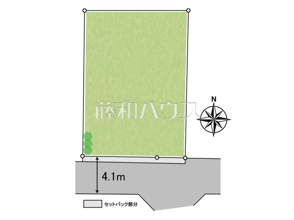 区画図　【所沢市大字牛沼】