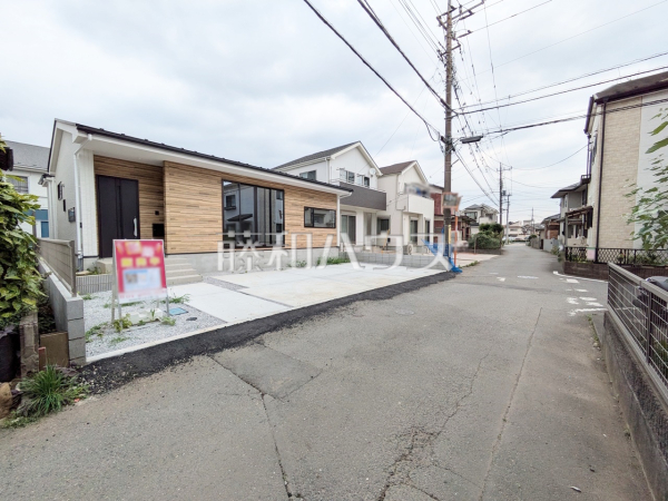 接道状況および現場風景　【所沢市大字牛沼】