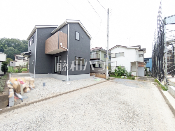 接道状況および現場風景　【八王子市弐分方町】