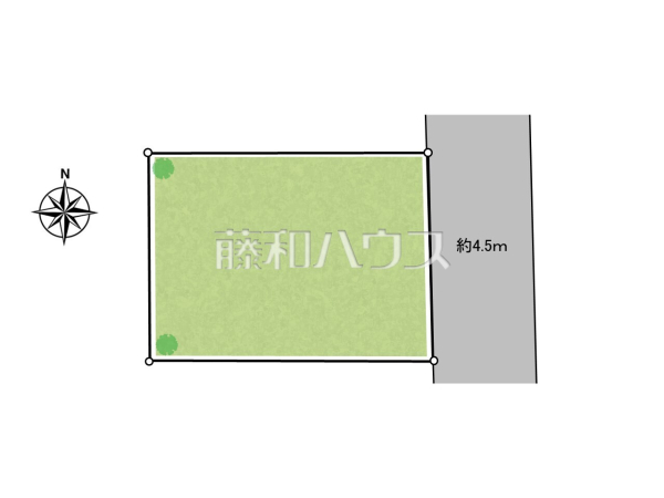 全体区画図　【八王子市弐分方町】