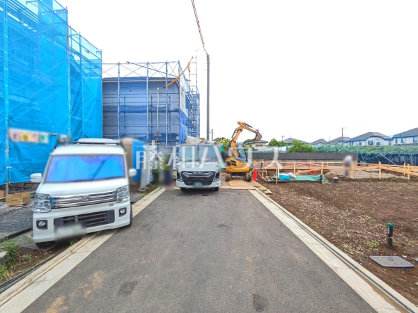 接道状況および現場風景　【東村山市久米川町３丁目】