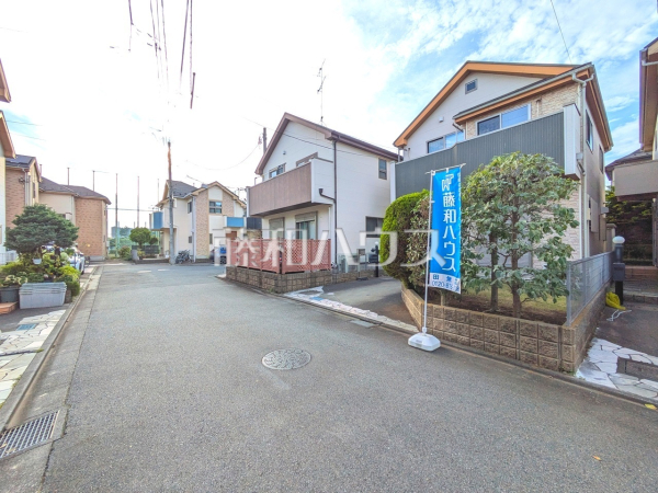 接道状況および現場風景　【西東京市南町５丁目】