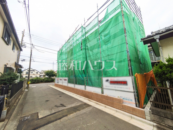 接道状況および現場風景　【小平市大沼町４丁目】是非ご見学のお問合せをお待ちしております！