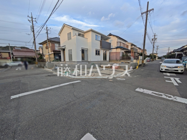 接道状況および現場風景　【小牧市大字本庄】