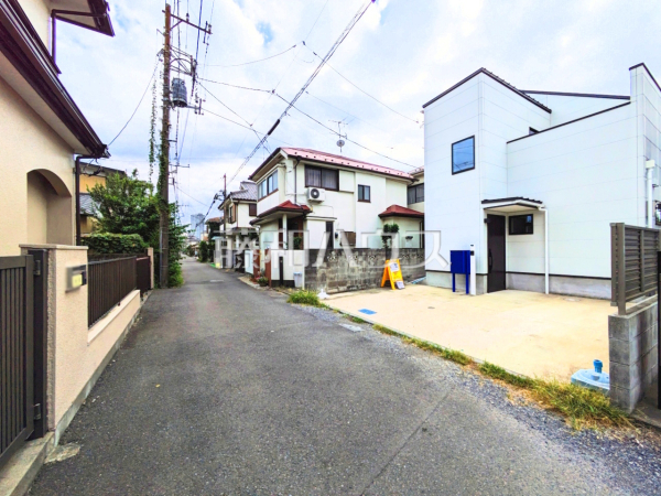 接道状況および現場風景　【国分寺市本多４丁目】