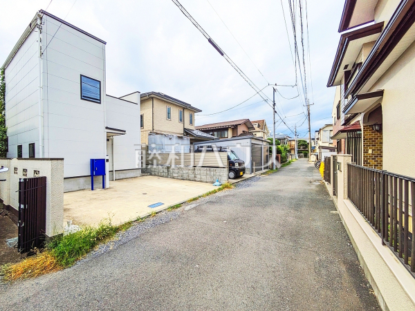 接道状況および現場風景　【国分寺市本多４丁目】
