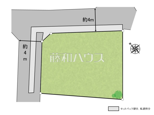 区画図　【八王子市諏訪町】