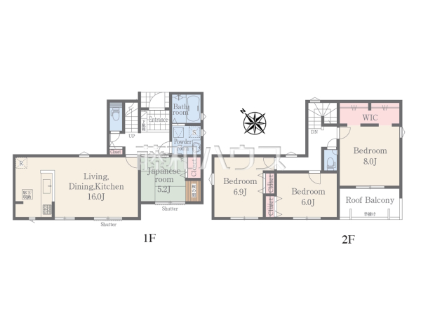 間取図　【八王子市諏訪町】