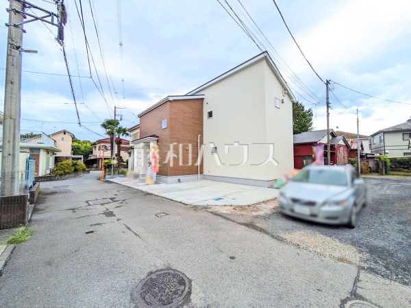接道状況および現場風景　【八王子市諏訪町】