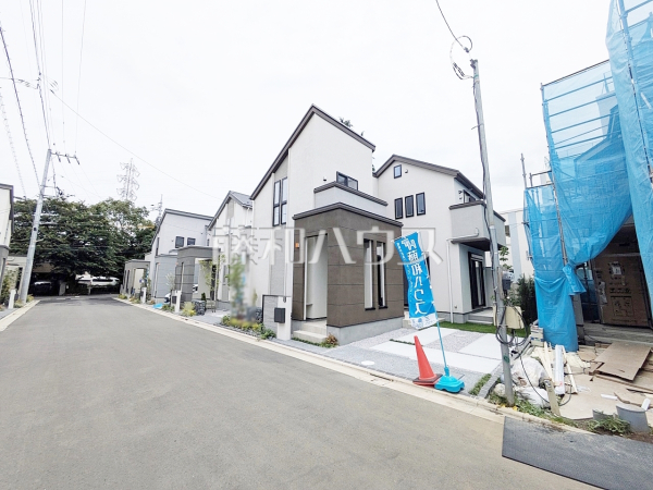 接道状況および現場風景　【三鷹市野崎３丁目】