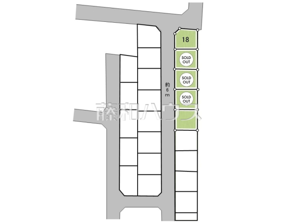 全体区画図　【三鷹市野崎３丁目】