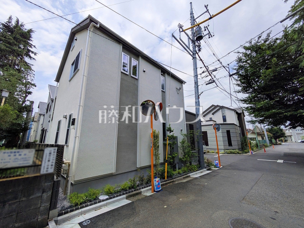接道状況および現場風景　【三鷹市野崎３丁目】