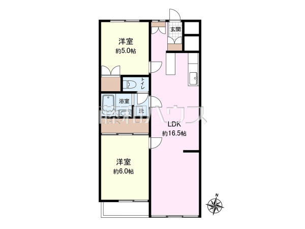間取図　【田無パールハイツ】