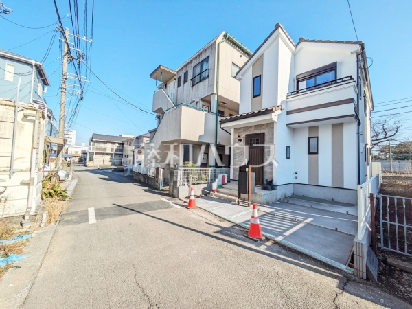 接道状況および現場風景　【八王子市並木町】