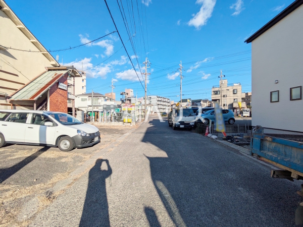 接道状況および現場風景　【春日井市割塚町】