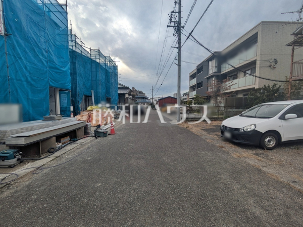接道状況および現場風景　【春日井市割塚町】