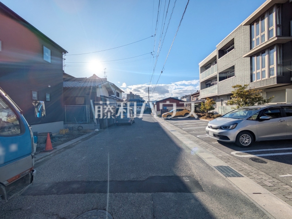 接道状況および現場風景　【春日井市割塚町】