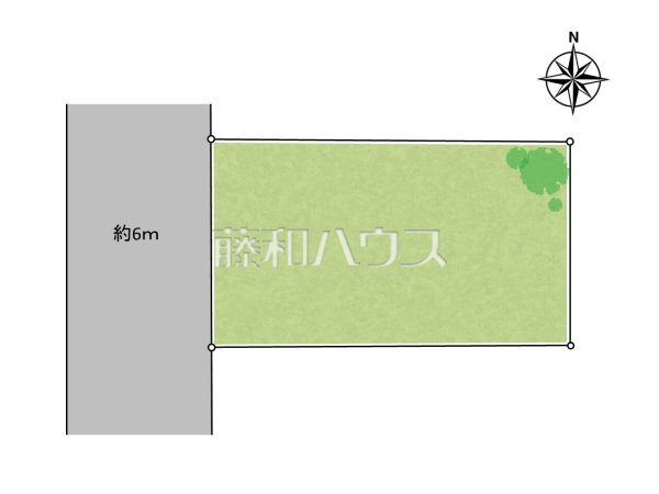 全体区画図　【東大和市向原４丁目】