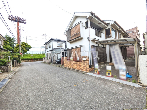接道状況および現場風景　【東大和市向原４丁目】