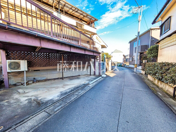 接道状況および現場風景　【富士見市羽沢１丁目】