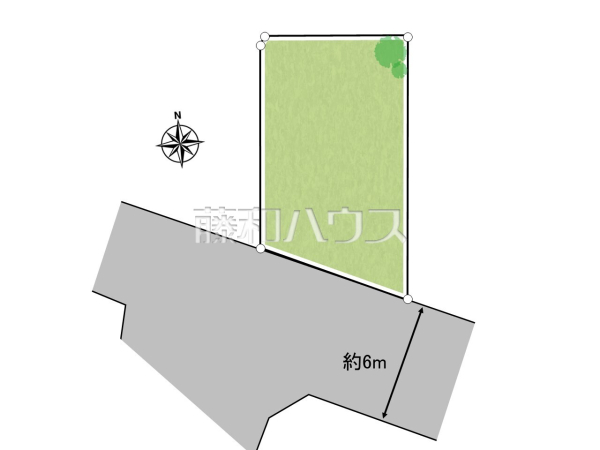 全体区画図　【世田谷区千歳台６丁目】