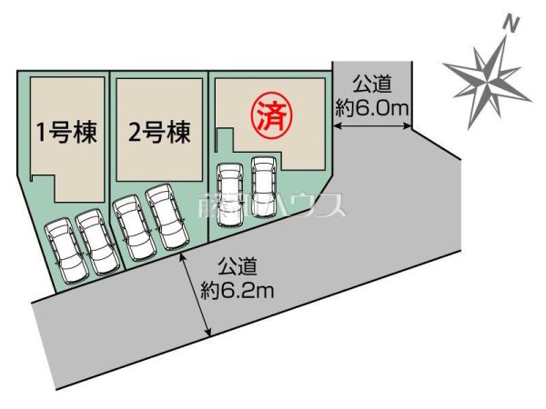 全体区画図　【春日井市味美町３丁目】