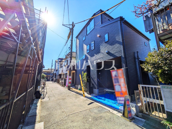 接道状況および現場風景　【練馬区貫井４丁目】