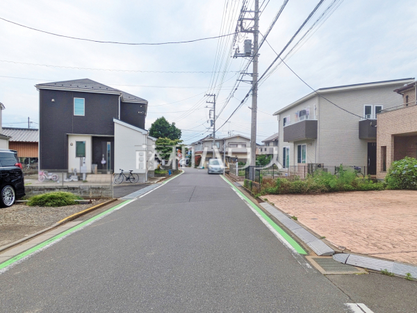 接道状況および現場風景　【富士見市大字水子】